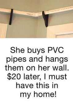 40+ Weird But Brilliant Ways To Use PVC Pipe At Home You Never Thought Of - Life Just Got Easier -   15 diy projects For The Home hacks ideas