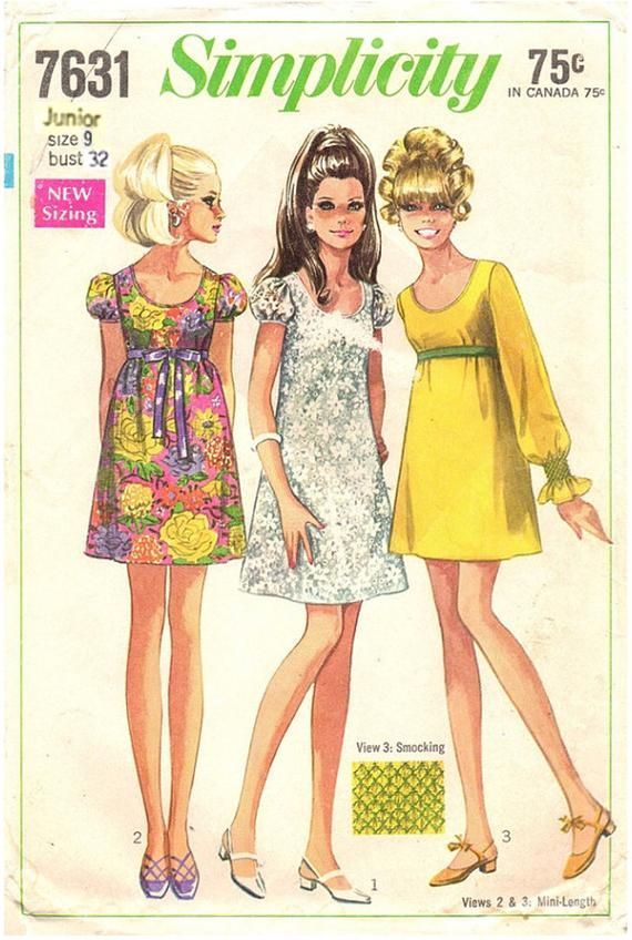 Vintage Simplicity Junior's pattern #7631, 