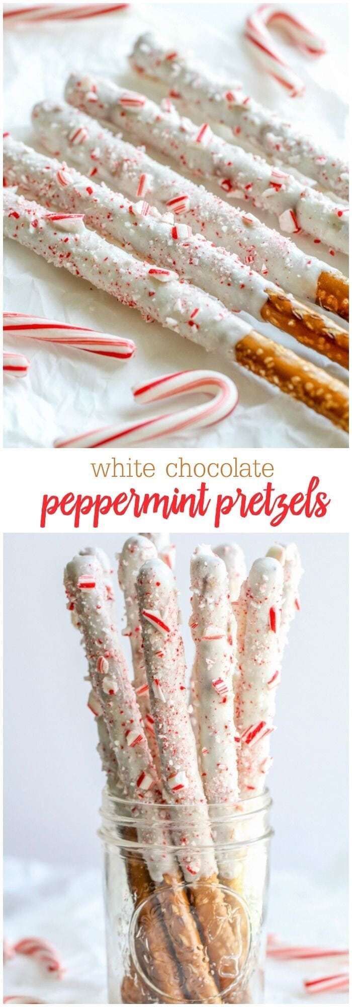 White Chocolate Peppermint Pretzels -   15 holiday Hacks food ideas