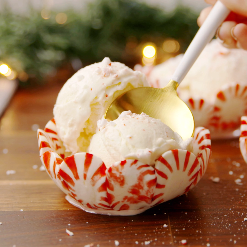 Peppermint Candy Bowls -   15 holiday Hacks food ideas
