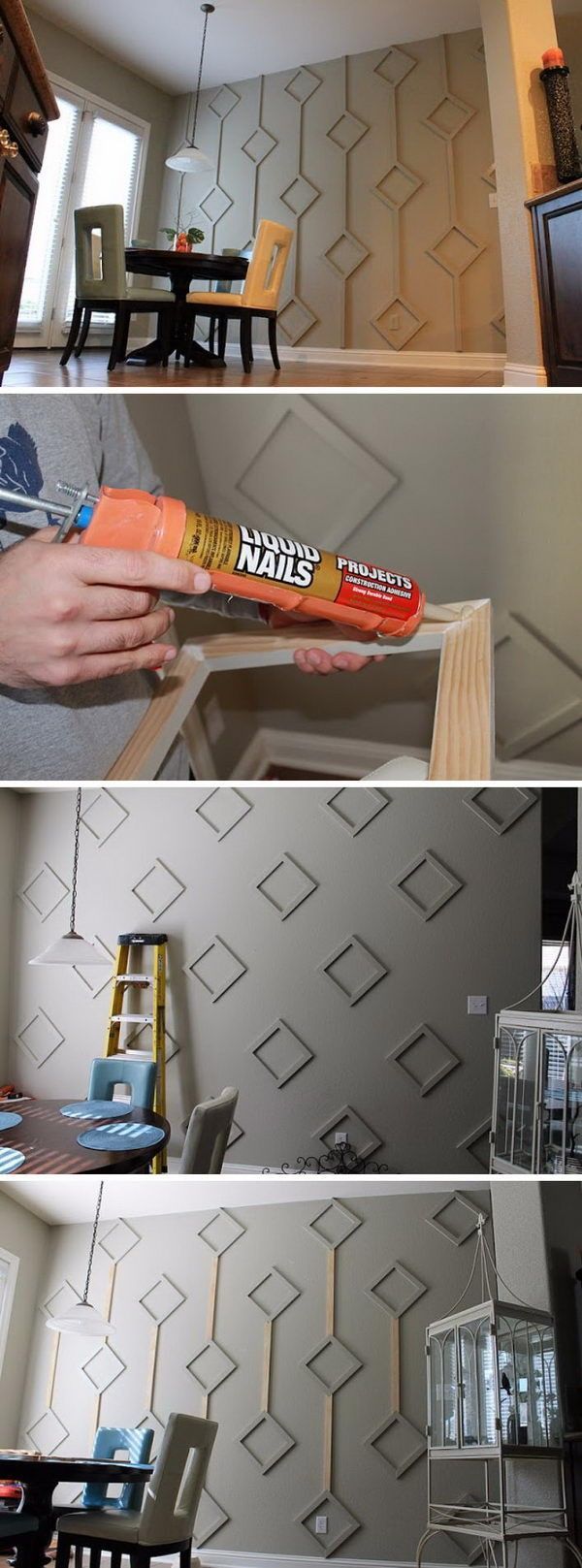 18 Accent Wall DIY Ideas To Spice Up Your Home -   15 home accents DIY projects ideas