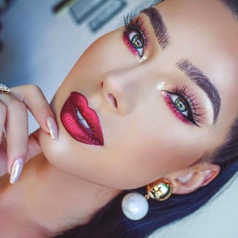 38 Beautiful Makeup Ideas to Copy This Season -   15 makeup Red tips ideas