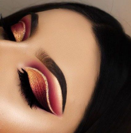 70 Ideas For Makeup Red Gold Beautiful -   15 makeup Red tips ideas