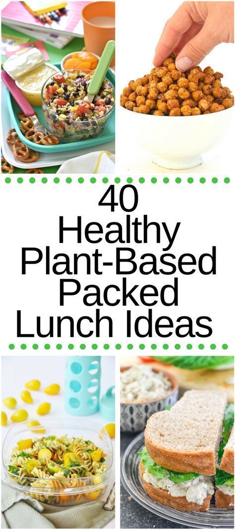 40 Healthy Plant-Based Packed Lunch Ideas -   15 plant based diet Recipes ideas