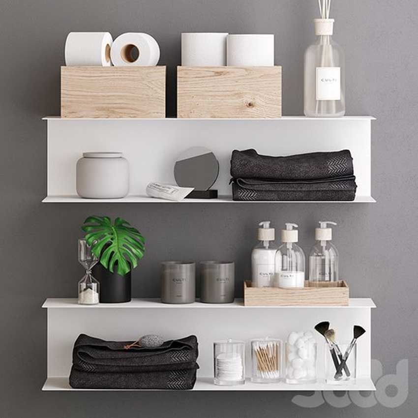 Mensole IKEA: 15 modi di utilizzarle in modo furbo per arredare! Ispiratevi -   15 room decor Ikea bathroom ideas