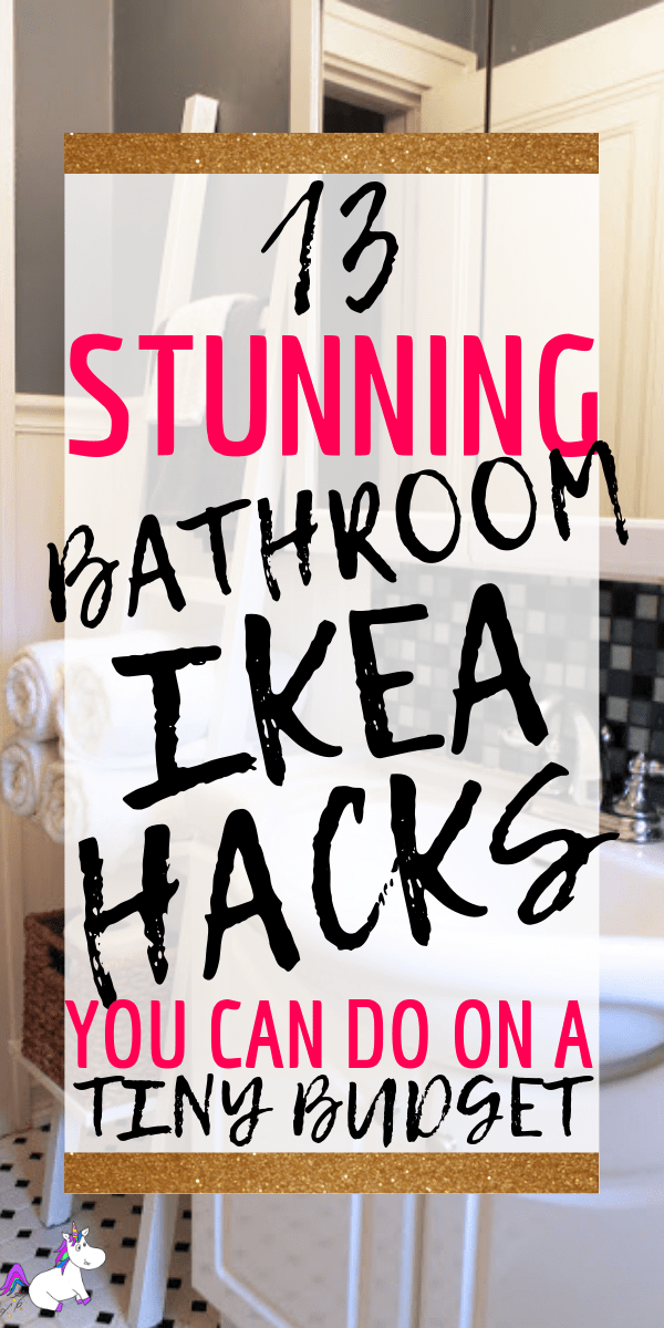 IKEA Bathroom Hacks: 13 Ways To Get Your Dream Bathroom (On a Budget) -   15 room decor Ikea bathroom ideas