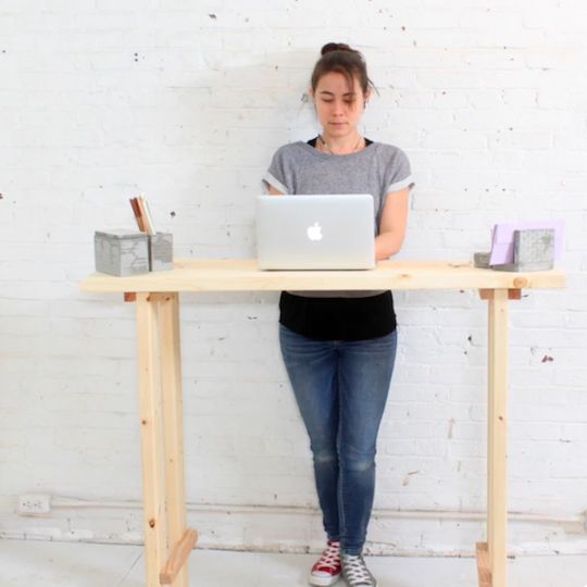How to Make a Standing Desk -   15 room decor Videos escritorio ideas