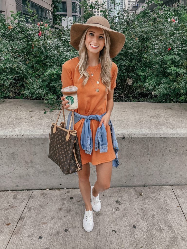 2 Fall T-Shirt Dresses! By -   15 tshirt dress Outfits ideas