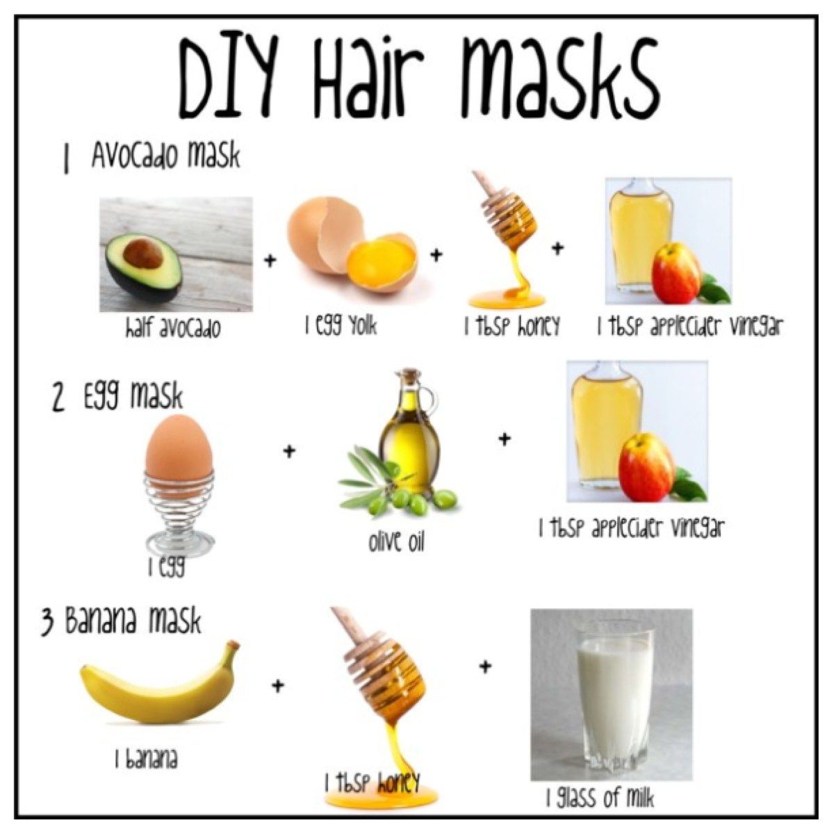 DIY Hair Masks -   16 hair Mask diy ideas