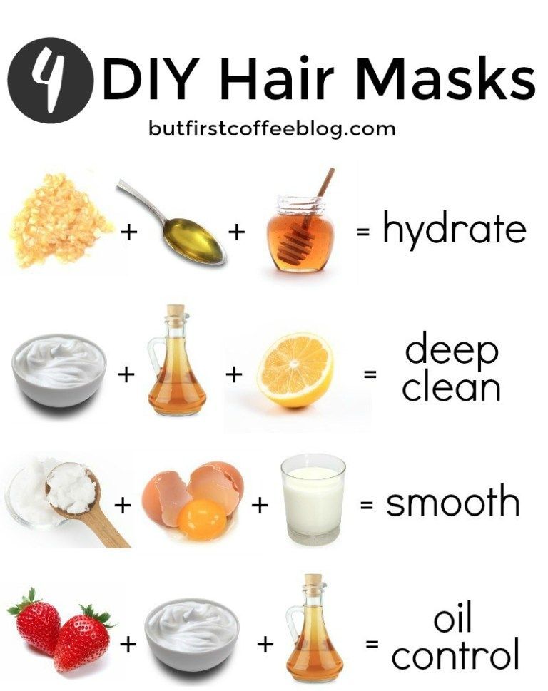 4 DIY Hair Masks For EVERY Hair Type -   16 hair Mask diy ideas