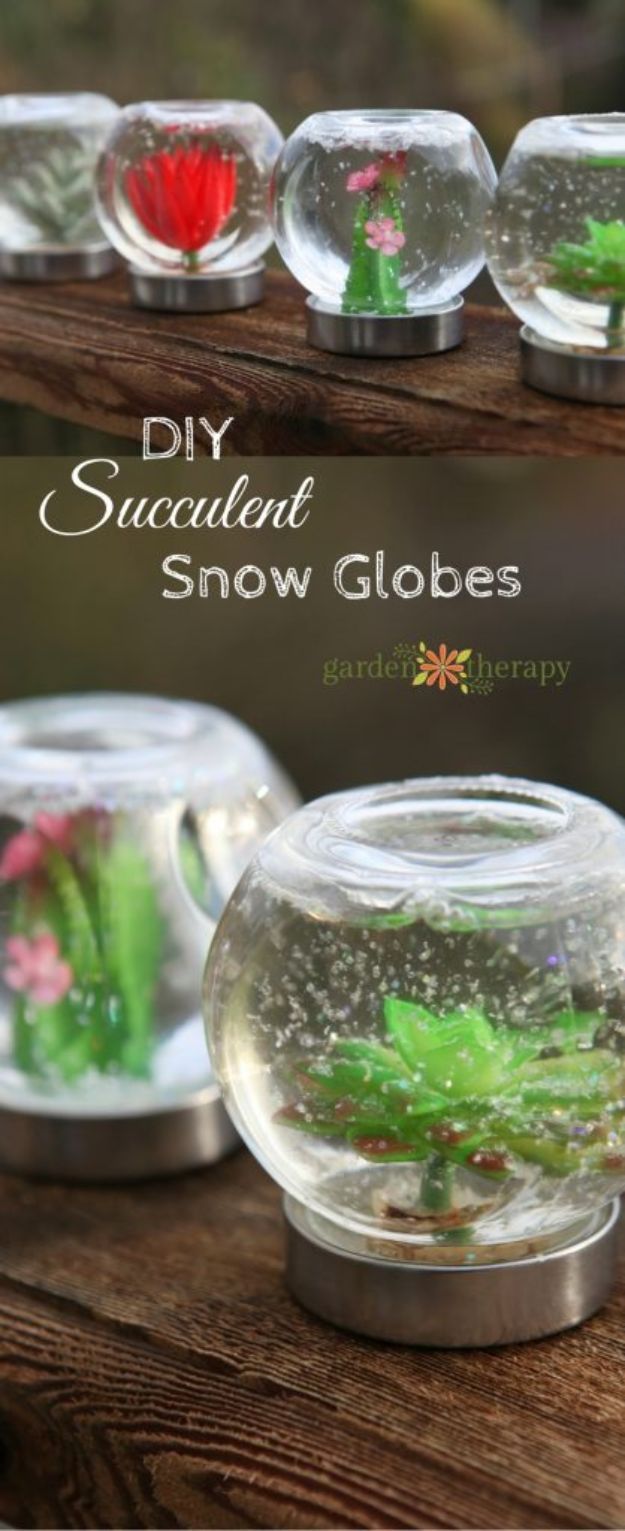 34 DIY Snow Globes You Will Want to Make This Winter -   16 holiday Hacks diy crafts ideas