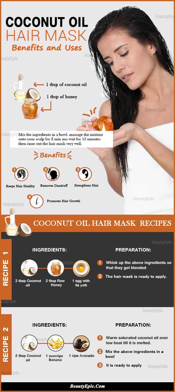 How to Do Coconut Oil Hair Mask? Benefits, Uses & Hair Masks -   16 makeup Noche coconut oil ideas