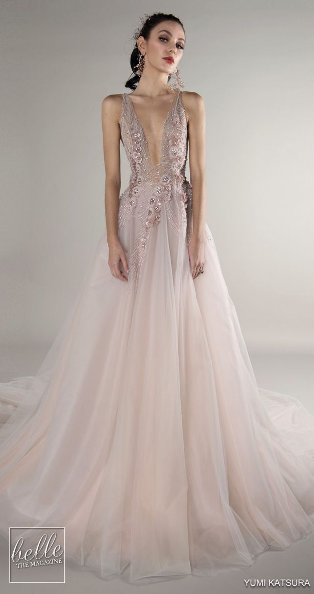 Yumi Katsura Wedding Dresses Fall 2019 -   16 pink wedding Gown ideas
