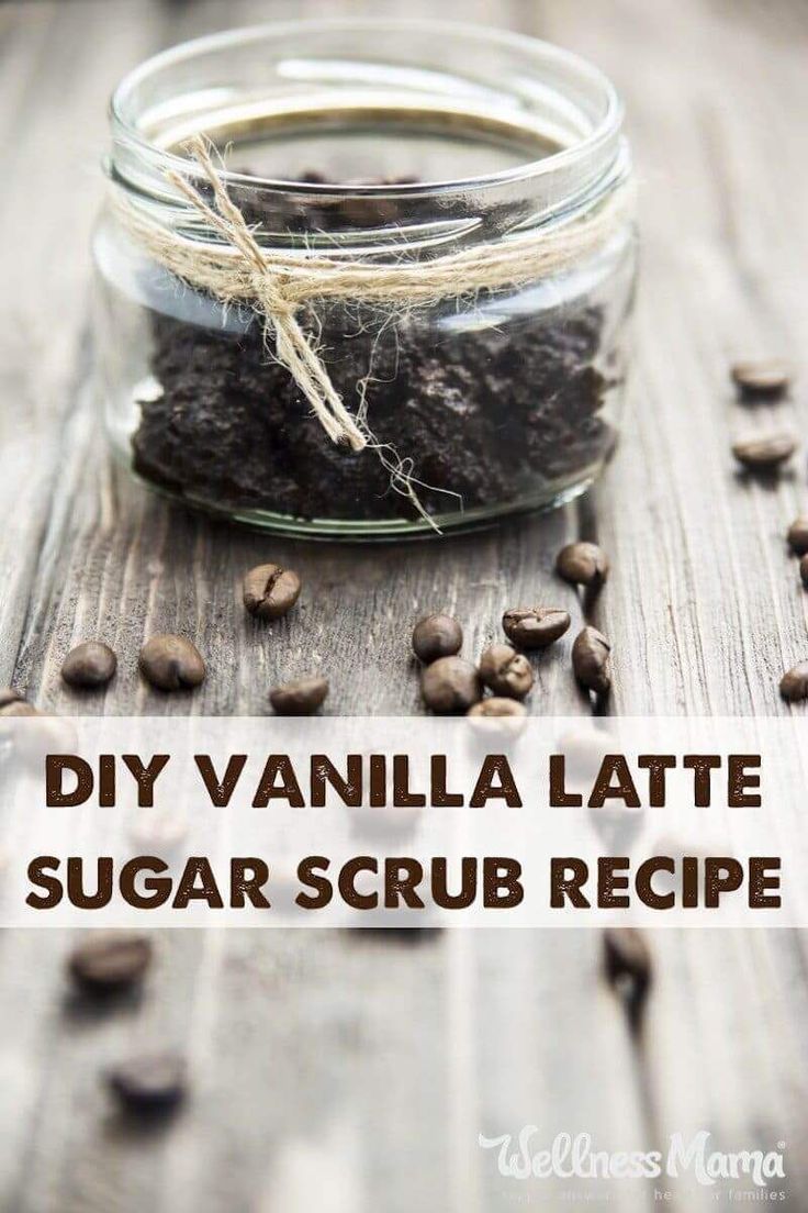 Vanilla Latte Sugar Scrub Recipe -   16 skin care Organic sugar scrubs ideas