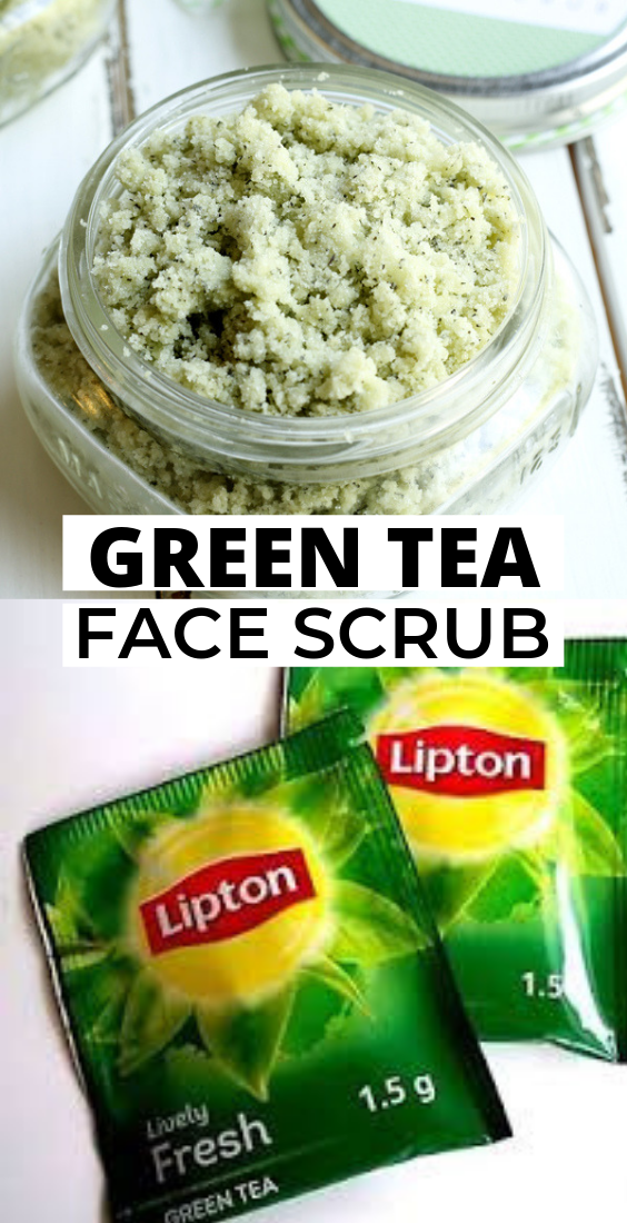 Green Tea Face Scrub For Smooth Dirt Free Skin -   16 skin care Organic sugar scrubs ideas