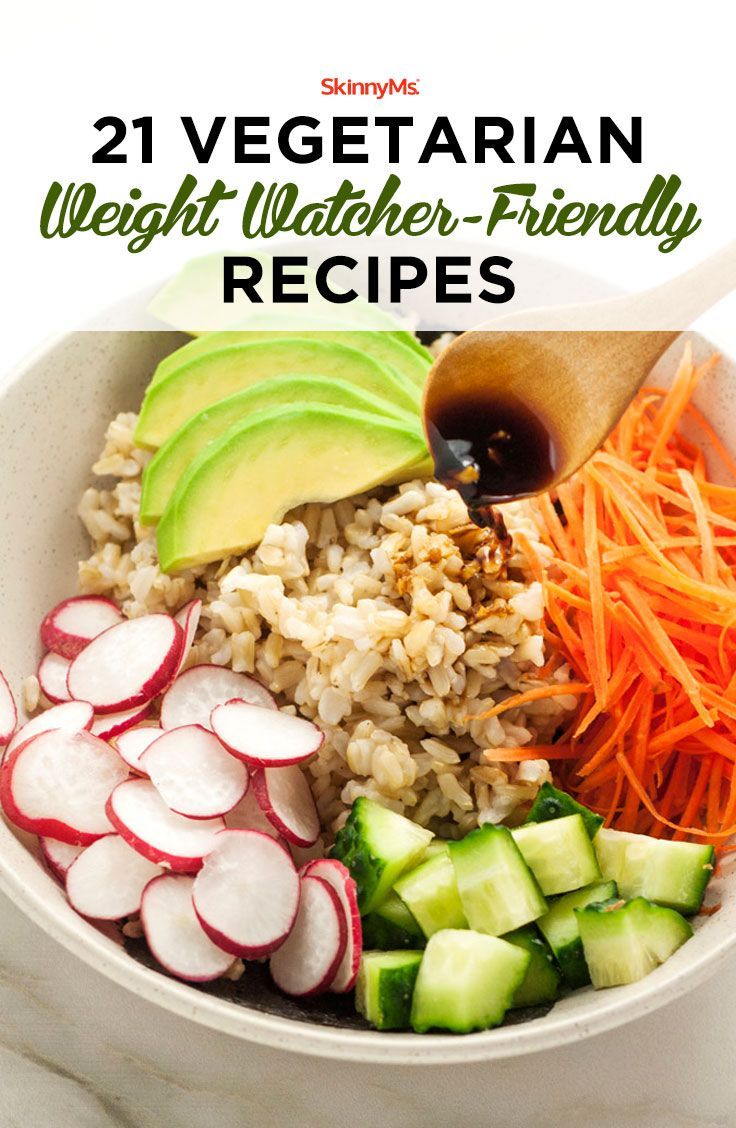 21 Vegetarian Weight Watcher-Friendly Recipes -   17 diet Recipes vegetarian ideas