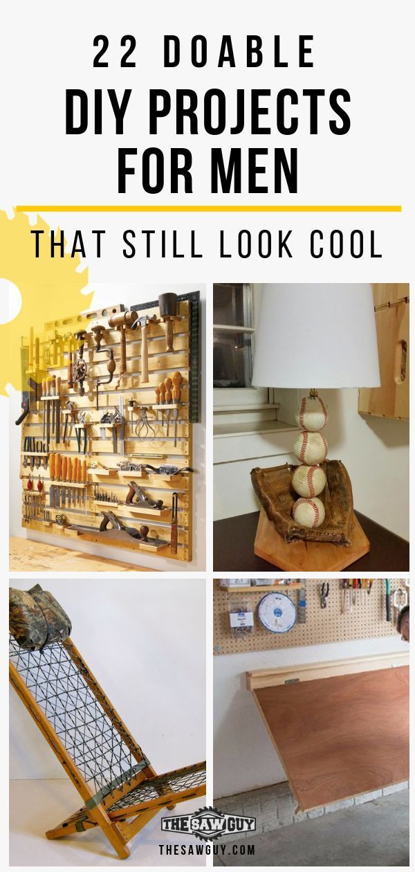 22 Doable DIY Projects for Men That Still Look Cool -   17 diy projects For Guys families ideas