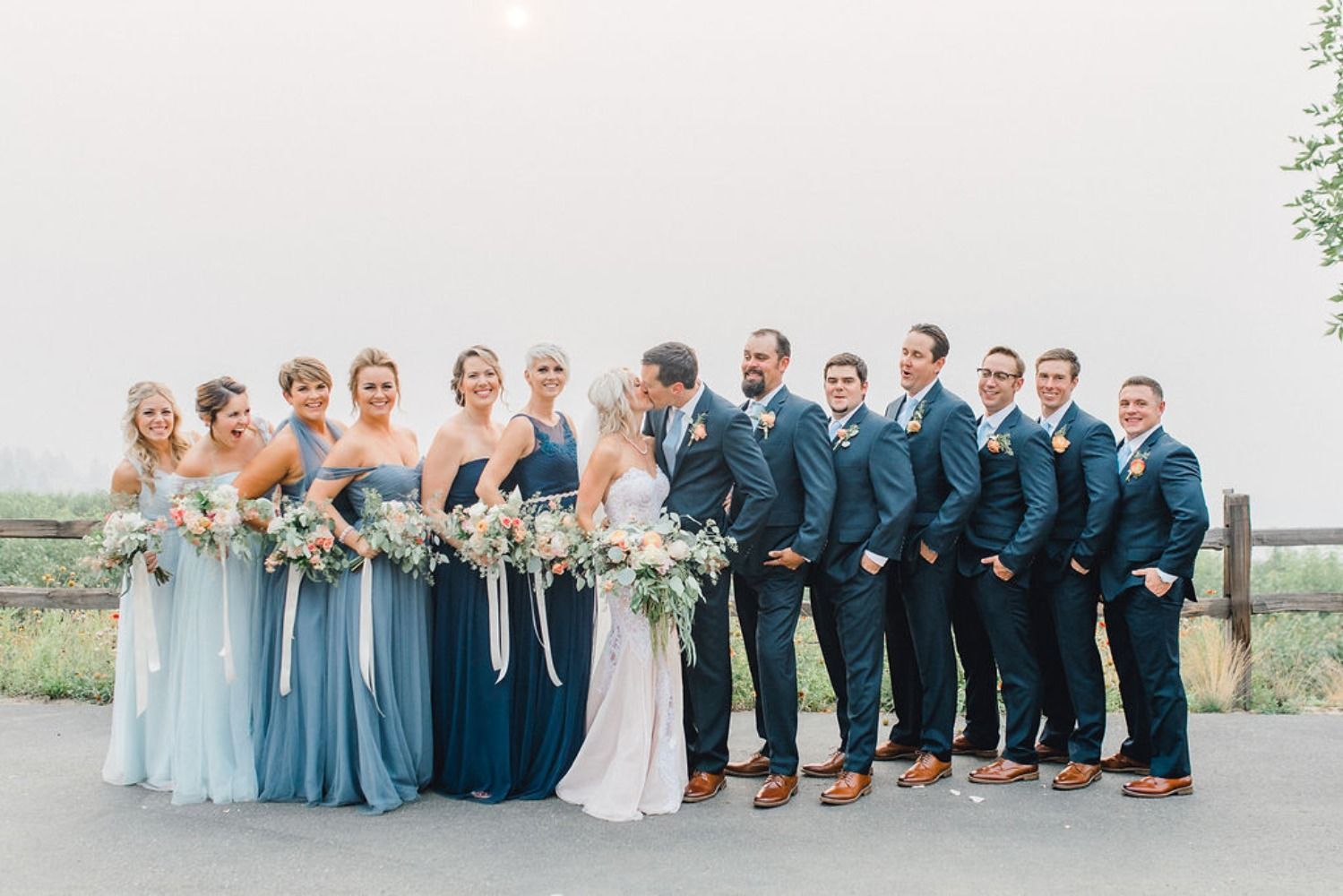 Romantic Garden Party Wedding in Shades of Blue -   17 dress Party maids ideas
