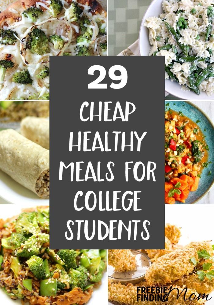 29 Cheap Healthy Meals For College Students -   17 healthy recipes Easy for one ideas
