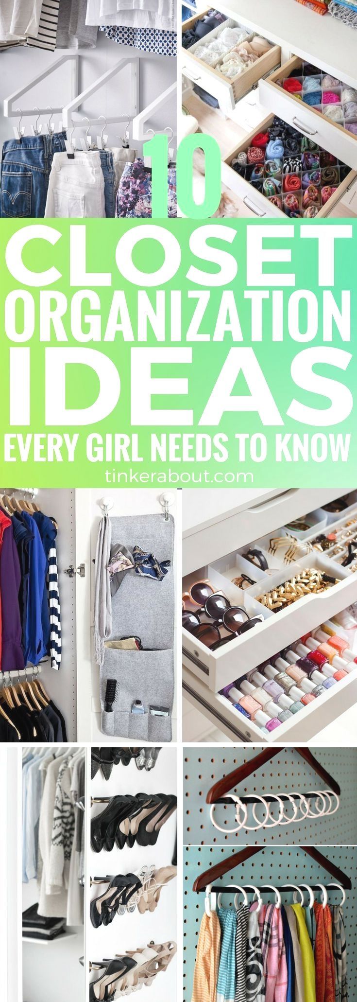 10 Closet Organization Ideas To Keep Your Bedroom Organized -   17 room decor Easy closet ideas