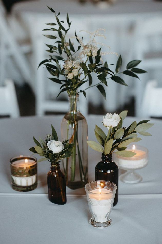 37 Romantic Greenery Wedding Centerpieces for 2019 -   17 wedding Flowers table ideas