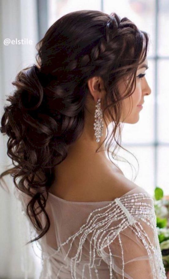 15 Beautiful and Adorable Half Up Half Down Wedding Hairstyles Ideas -   17 wedding hairstyles With Bangs ideas