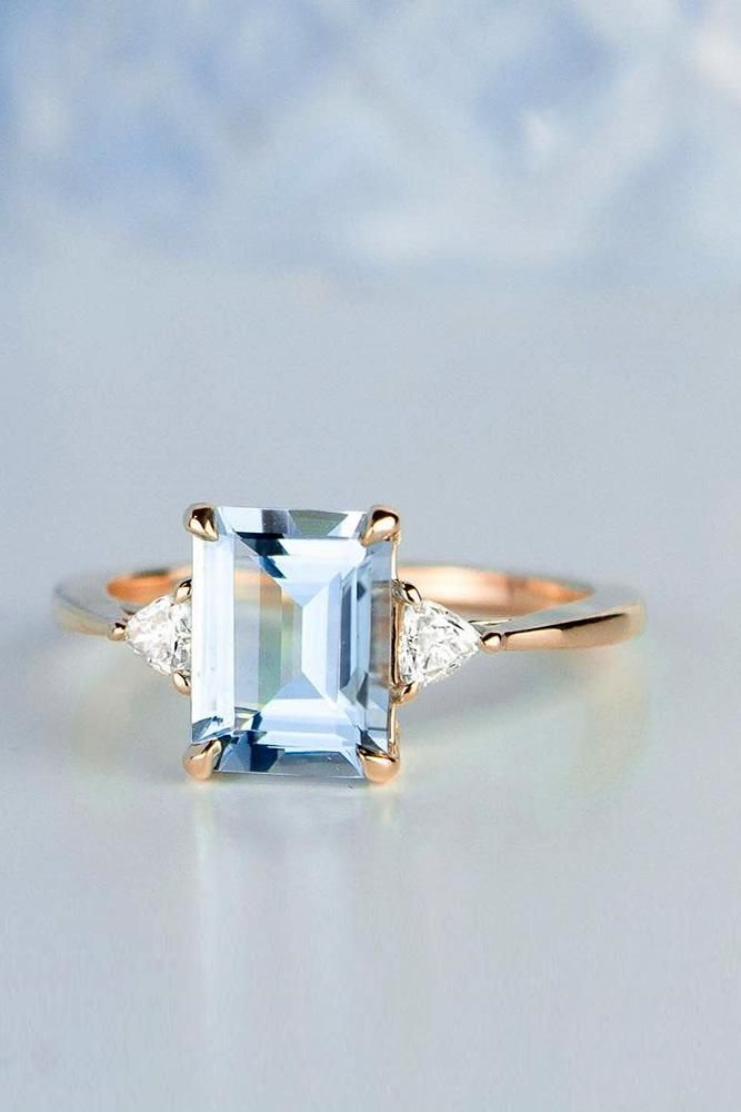 30 Insanely Good Colored Engagement Rings -   17 wedding Rose Gold ring ideas