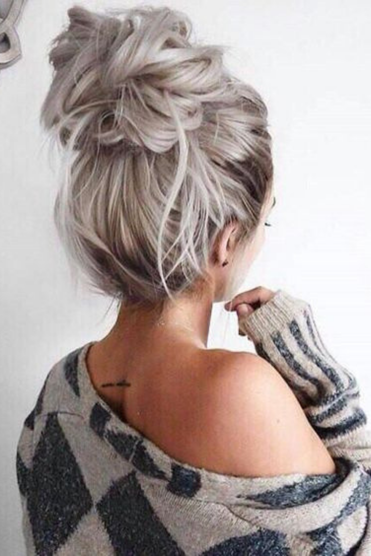 Super Easy Ways To Get The Perfect Messy Bun -   18 hairstyles Bun messy ideas