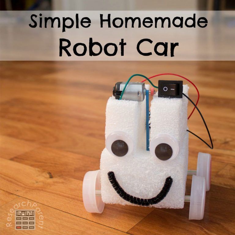 Simple Homemade Robot Car -   19 diy projects For Kids step by step ideas