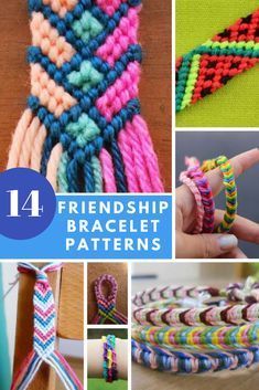 Friendship Bracelet Patterns - 14 DIY Tutorials To Do At Home or On The Go -   19 diy projects For Summer girls ideas