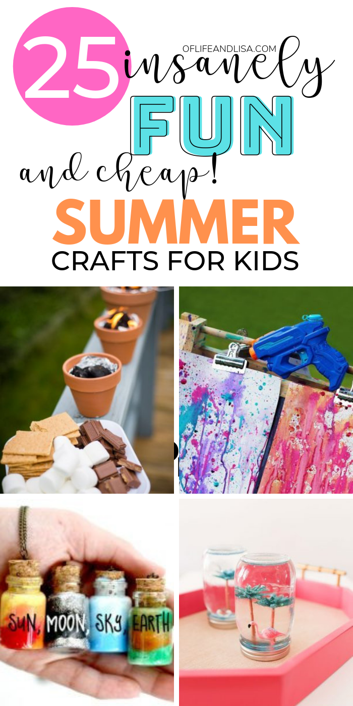 25 Super Fun Summer Crafts for Kids -   19 diy projects For Summer girls ideas