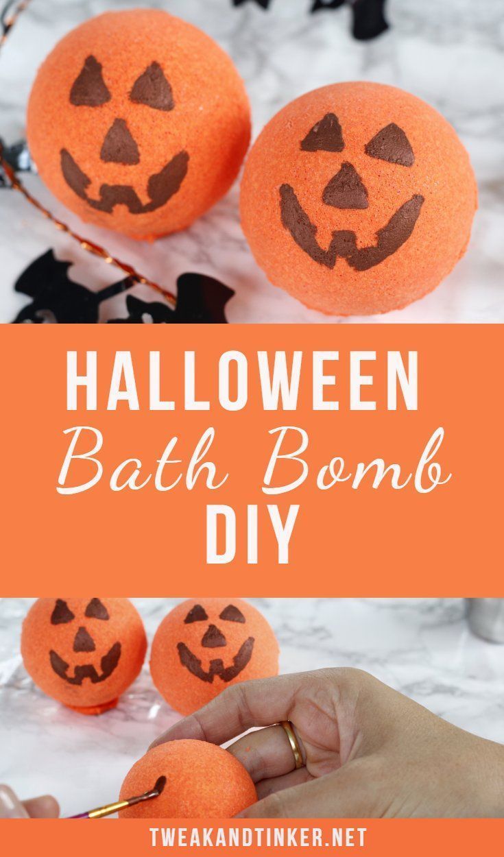 How to Make Halloween Jack-o'-Lantern Bath Bombs -   21 holiday Essentials bath bombs ideas