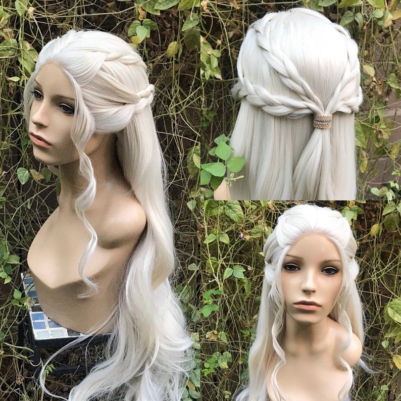 Daenerys Dragon Wig Game Thrones Lace Front Braids -   22 hairstyles Braided white ideas