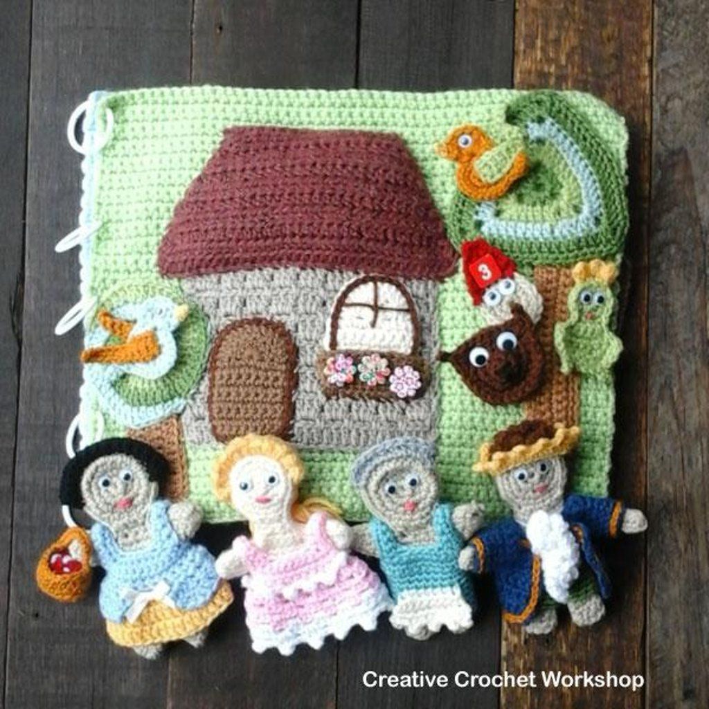 My Interactive Fairy Tale Playbook Crochet Quiet Book -   22 knitting and crochet awesome ideas