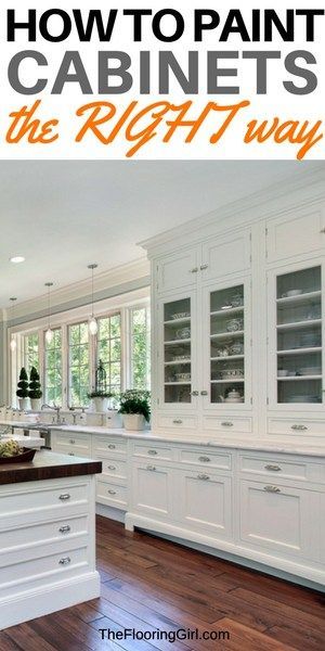 How to paint cabinets the RIGHT way -   23 diy projects Storage kitchen cabinets ideas