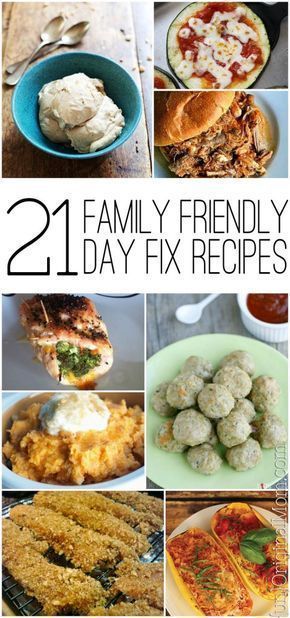 21 Day Fix Family Friendly Recipes -   4 healthy recipes Simple 21 day fix ideas