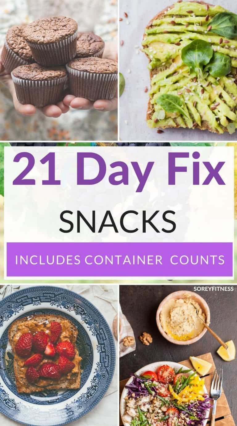 21 Day Fix Snacks - 51 Quick and Yummy Ideas -   4 healthy recipes Simple 21 day fix ideas