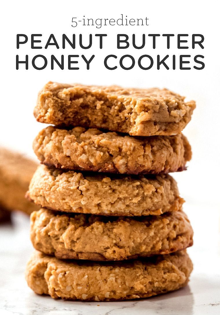 Peanut Butter Honey Cookies -   7 healthy recipes On The Go honey ideas