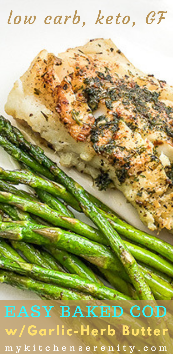 Easy Baked Cod with Garlic Herb Butter -   9 cake For Kids low carb ideas