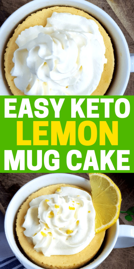 Easy Keto Lemon Mug Cake -   9 cake For Kids low carb ideas