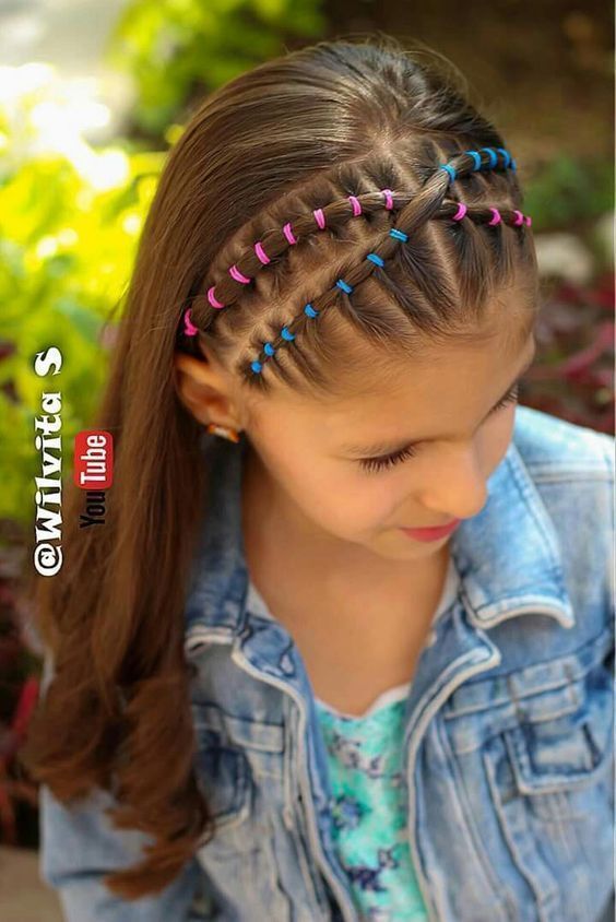 19 Super Easy Hairstyles For Girls -   9 hairstyles For Kids tutorials ideas