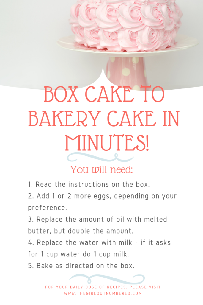Convert Box Cake Mix to a Bakery Cake In Minutes! -   10 desserts Fun cake mixes ideas