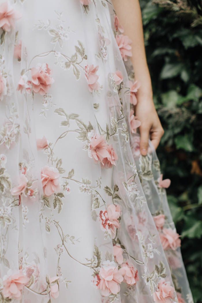 Breathtaking Irish Bridal Inspiration at Leixlip Manor and Gardens -   11 dress Floral ana rosa ideas