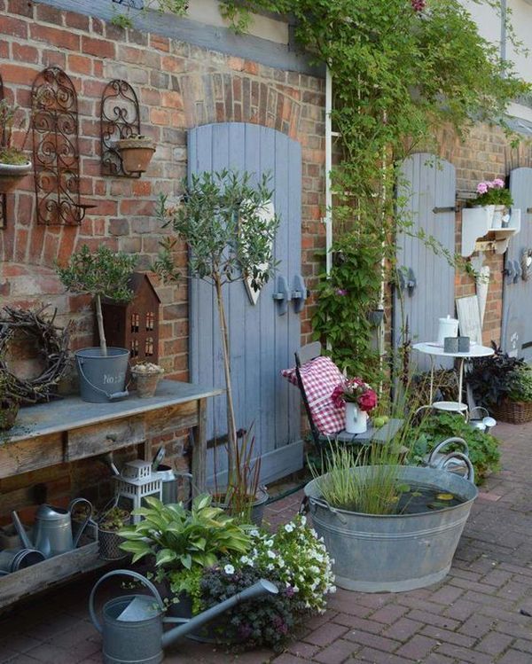 How to give your garden a rural rustic air – easy summer DIY design -   11 garden design Patio summer ideas