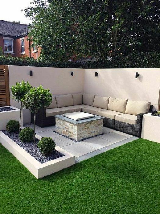 6 ideas for Little Yard Concepts -   11 garden design Patio summer ideas