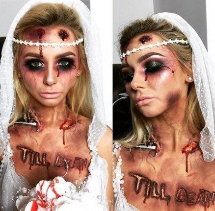 22 best ideas for makeup ideas halloween blood -   11 makeup Halloween zumbi ideas