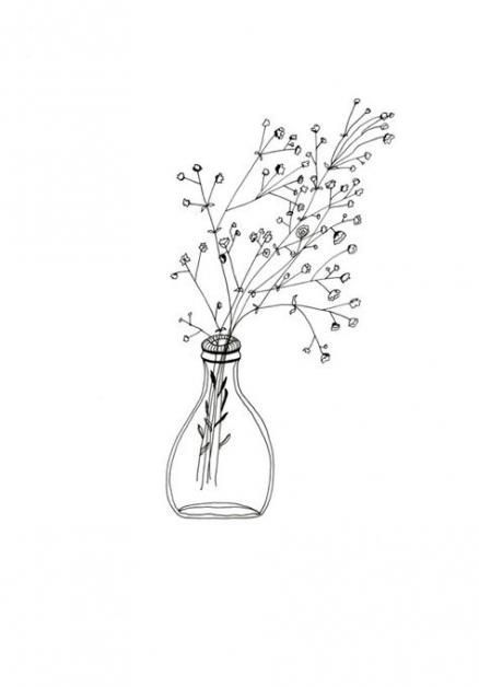 19+ Ideas drawing line simple illustrations -   11 minimalist plants Drawing ideas