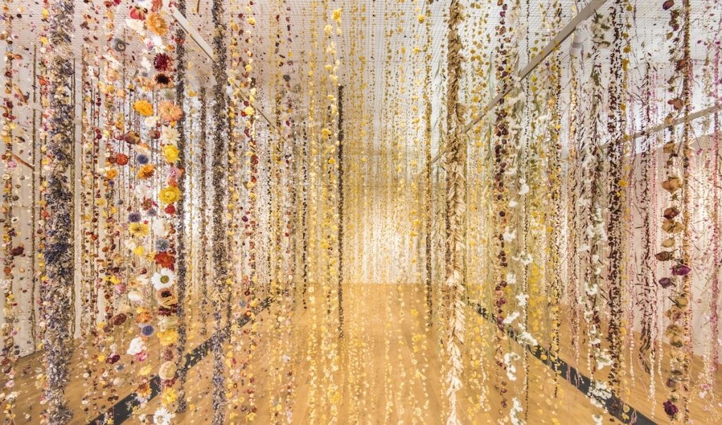 Interview: Floral Installations Transform Gallery Spaces Into Immersive Indoor Gardens -   11 planting Art installation ideas