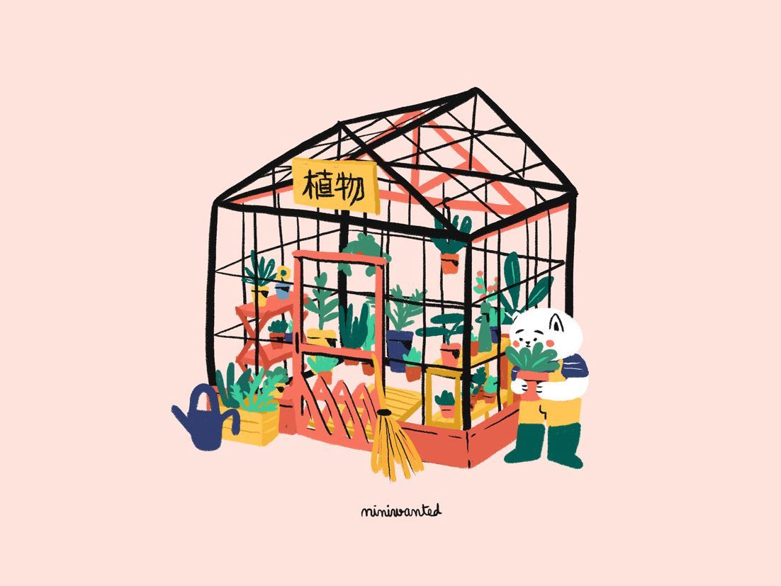 11 planting House illustration ideas