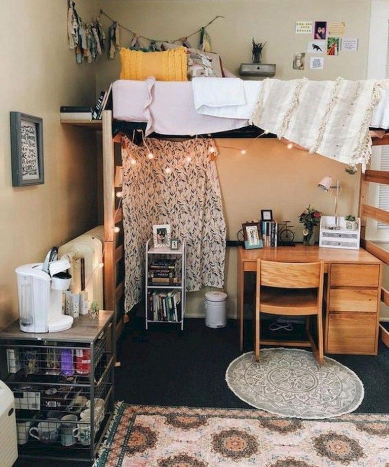 вњ” 65 incredible dorm room makeovers that will make you want to go back to college 53 -   11 room decor Dorm schools ideas